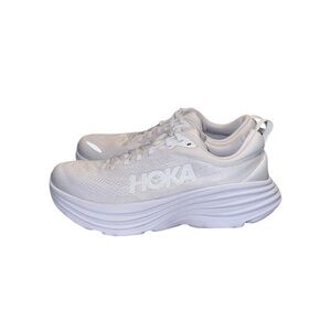 Hoka One One BONDI 8 Women's NEW Running Shoes White Size 9.5B